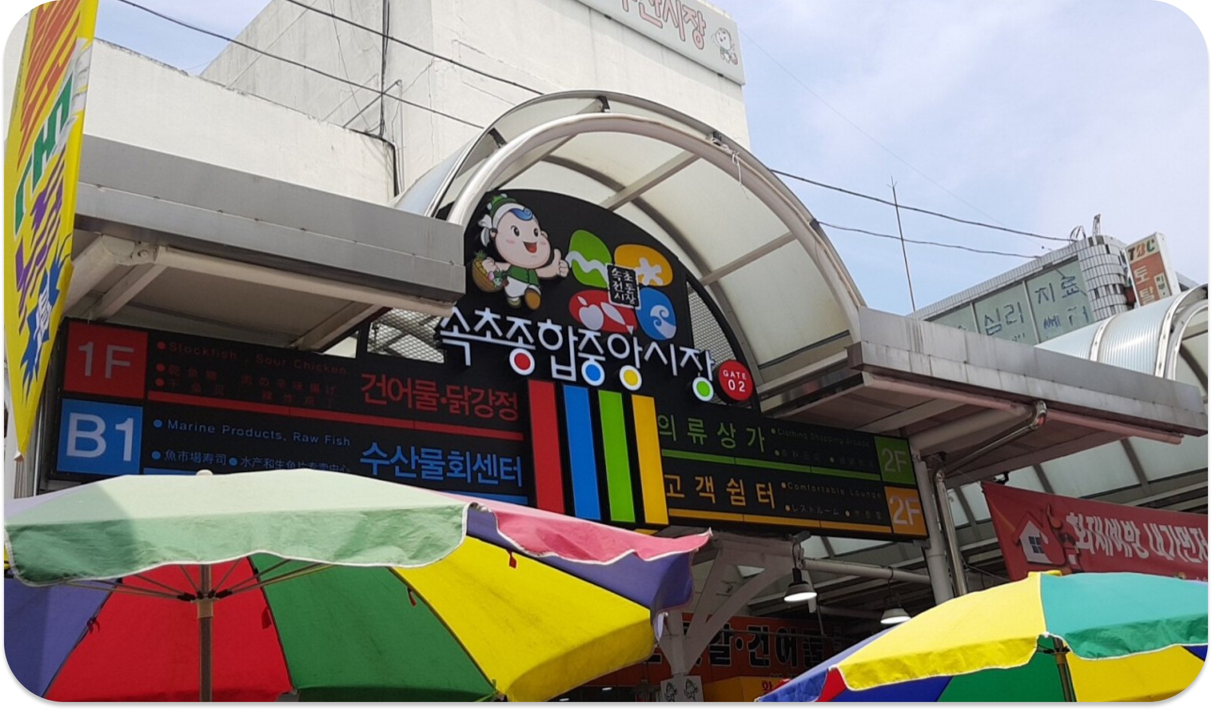속초 관광수산시장