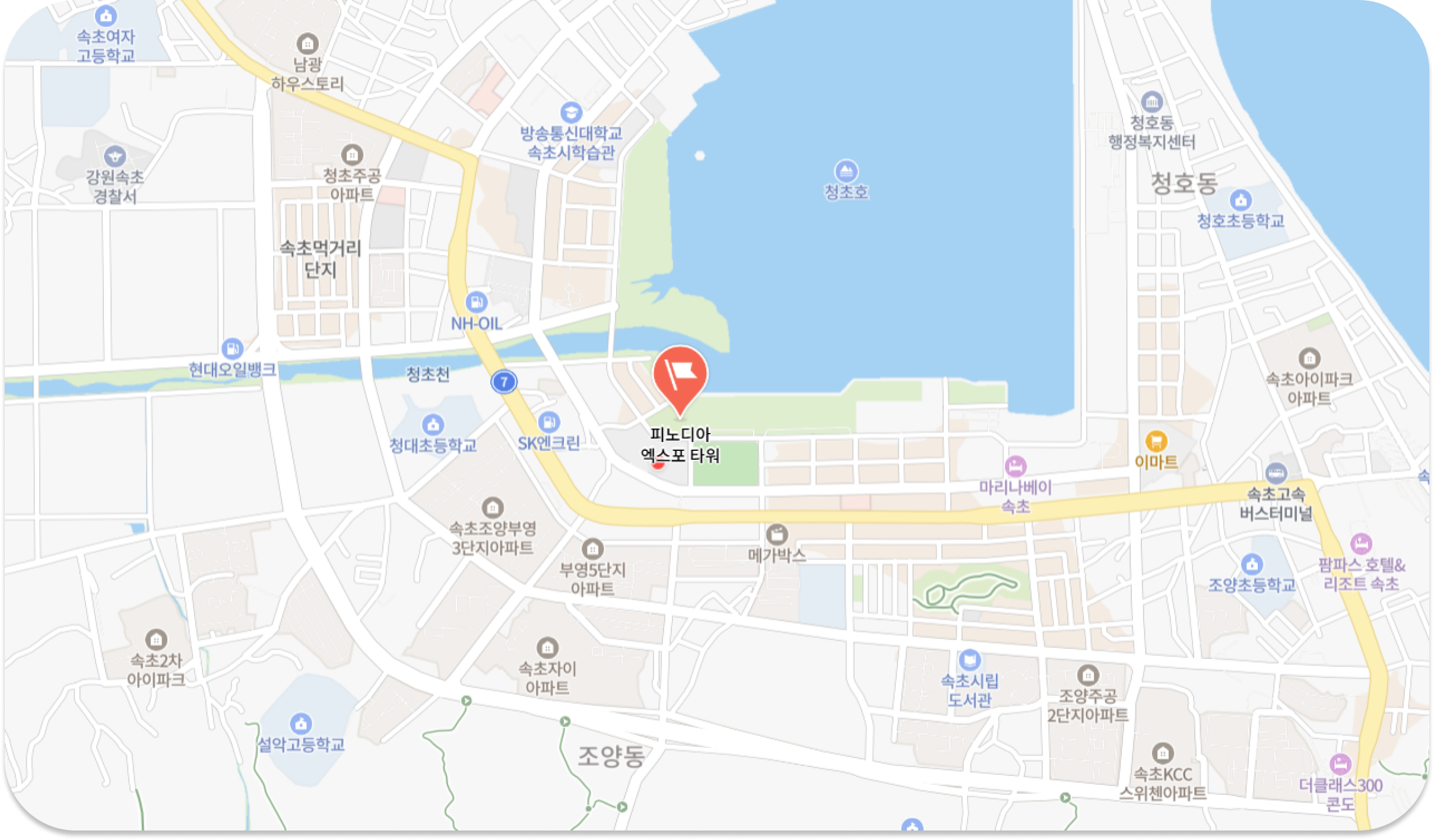 속초 피노디아 엑스포 타워 & 청초호 호수공원