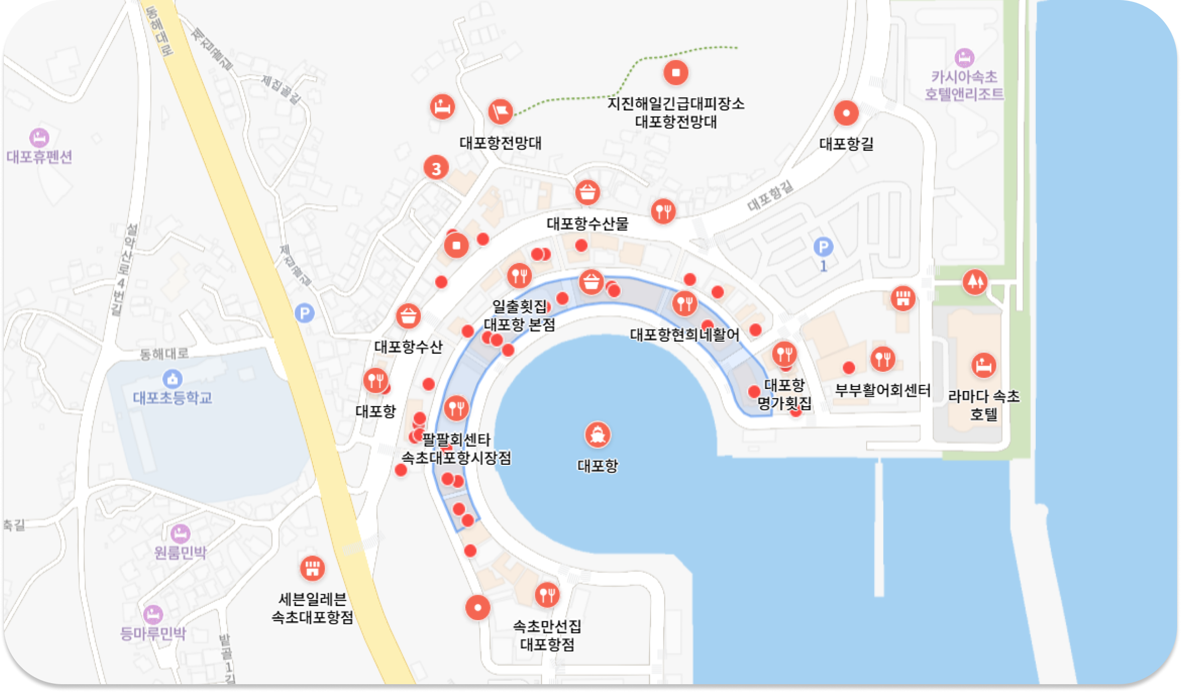 속초 대포항