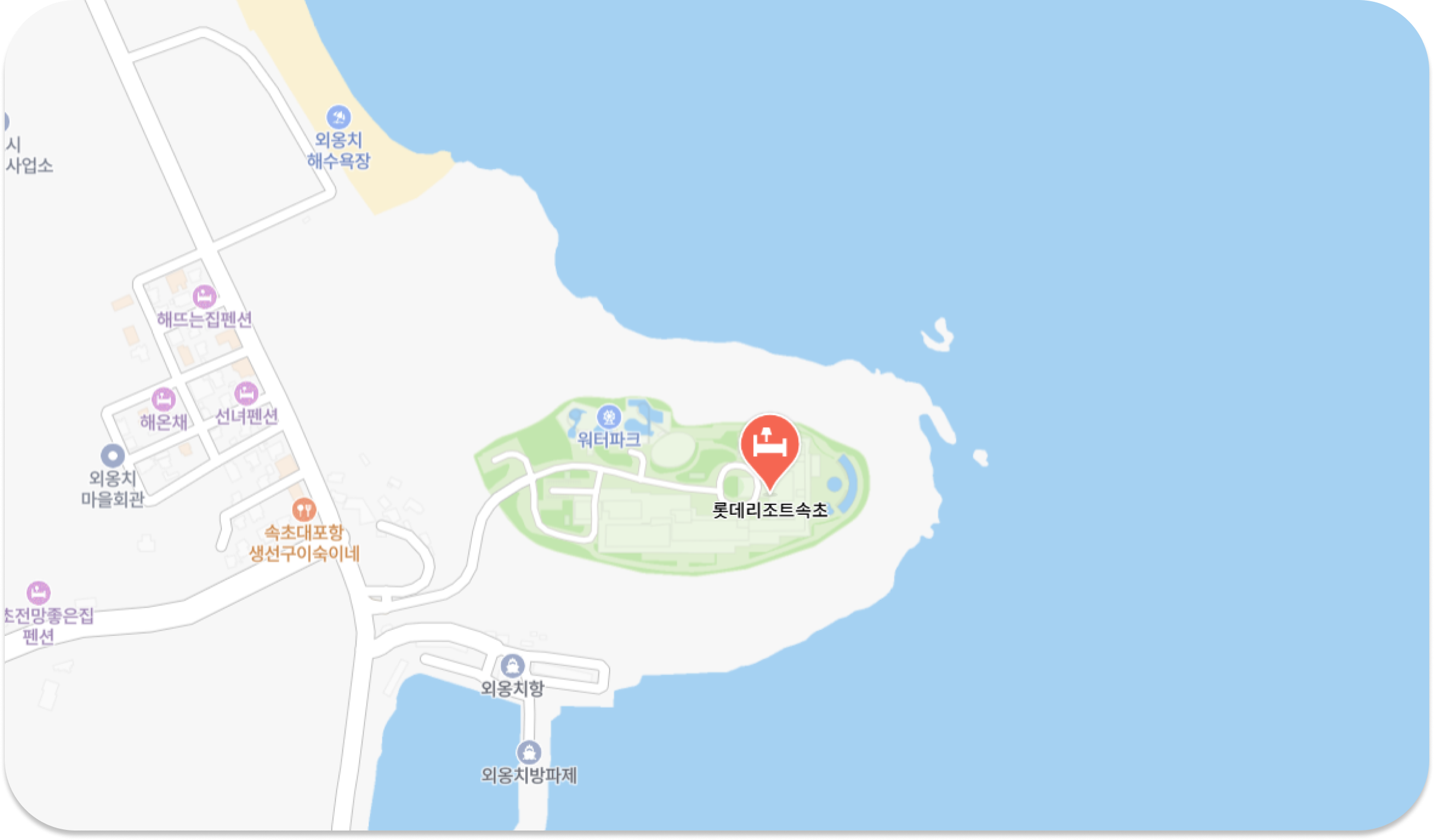 속초 롯데리조트 위치 (접근성, 교통, 주차 등)