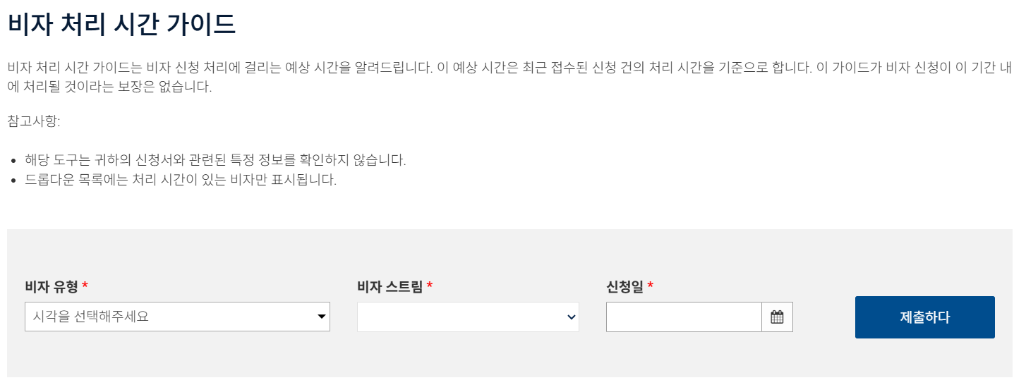 호주 ETA 처리기간
